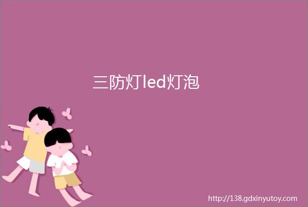 三防灯led灯泡