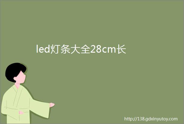 led灯条大全28cm长