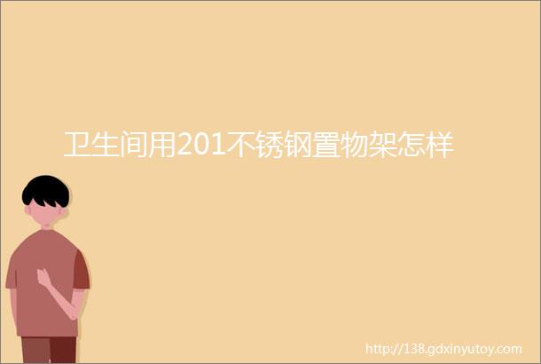 卫生间用201不锈钢置物架怎样